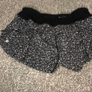 lululemon speed up shorts size 8